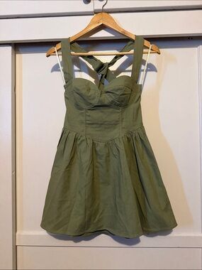 dale mini dress princess polly Dale Mini Dress Champagne